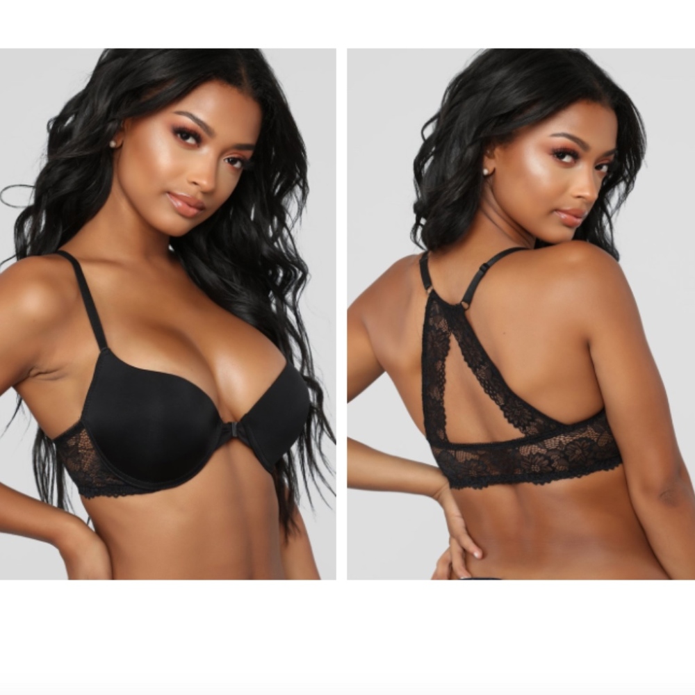 Black Racerback Bra
